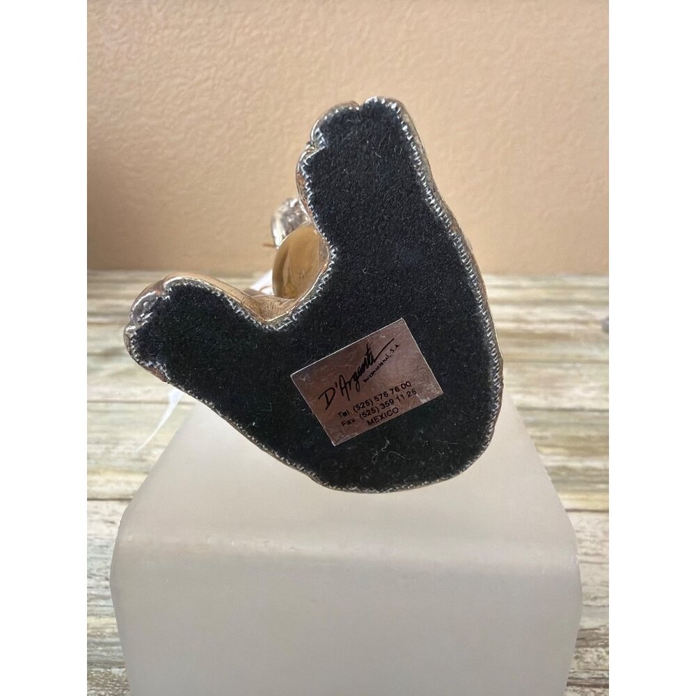 D'Argenta Mexico Disney Silver Tone Tigger Winnie the Pooh Figurine w/Tag 1980s - Picture 9 of 13